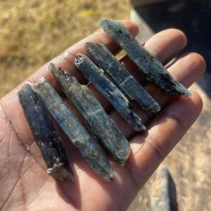 Natural Blue Kyanite Blades – Raw Crystal Wands from Mutoko, Zimbabwe