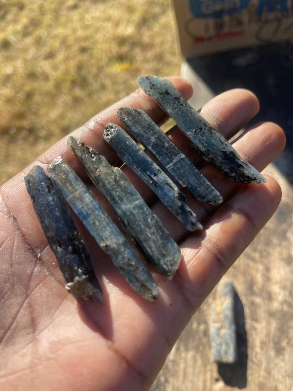 Natural Blue Kyanite Blades – Raw Crystal Wands from Mutoko, Zimbabwe