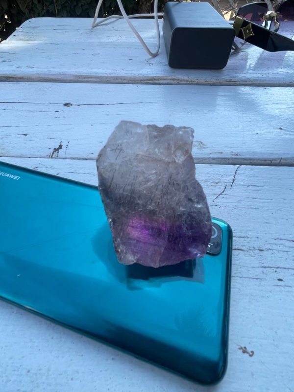 Natural Amethyst in Matrix – Raw Purple Quartz Crystal from Zimbabwe