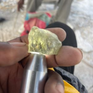 Natural Green Rutile Quartz Crystal – Zimbabwe Gemstone for Jewelry, Healing, and Collection