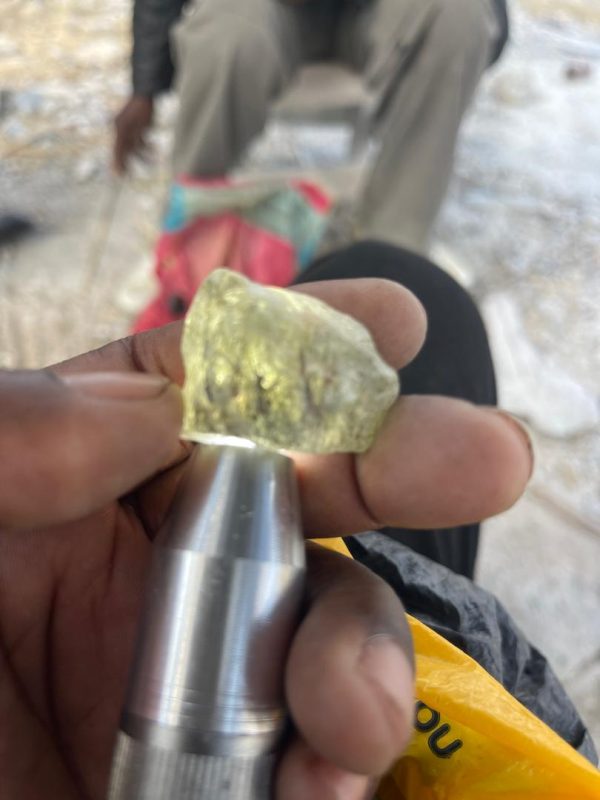 Natural Green Rutile Quartz Crystal – Zimbabwe Gemstone for Jewelry, Healing, and Collection